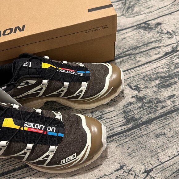 Salomon Xt-6 Recut Series Sneakers, Black And Brown - Picture 3 of 7